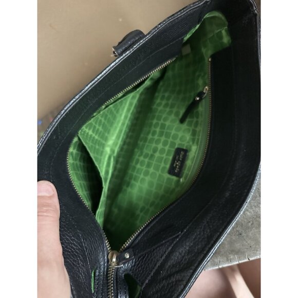 Kate Spade New York Black Leather Handbag - Picture 6 of 7